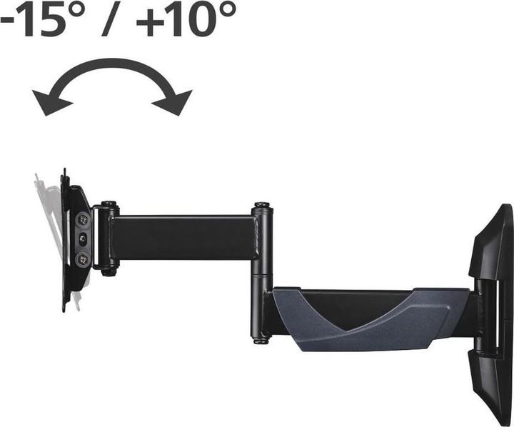 Produktbild Hama TV-Wandhalterung, schwenkbar, neigbar, ausziehbar, 66 cm (26") bis 25 kg (Wand, 25.98", 25 kg)