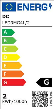 Energie-Label Scharnberger+Hasenbein LED-Leuchtmittel (G4, 150 lm, 1 x)