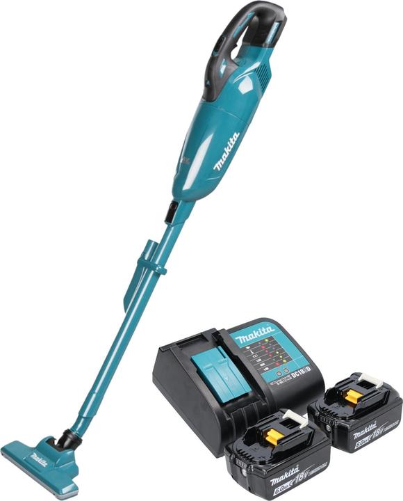 Makita DCL 283 FSG Akku Staubsauger 18 V 0,73 l Brushless + 2x Akku 6,0 Ah + Ladegerät