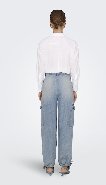 Produktbild Only ONLPERNILLE Hohe Taille Weiter Beinschnitt Jeans Jeans mit weitem Bein (W31/L34)