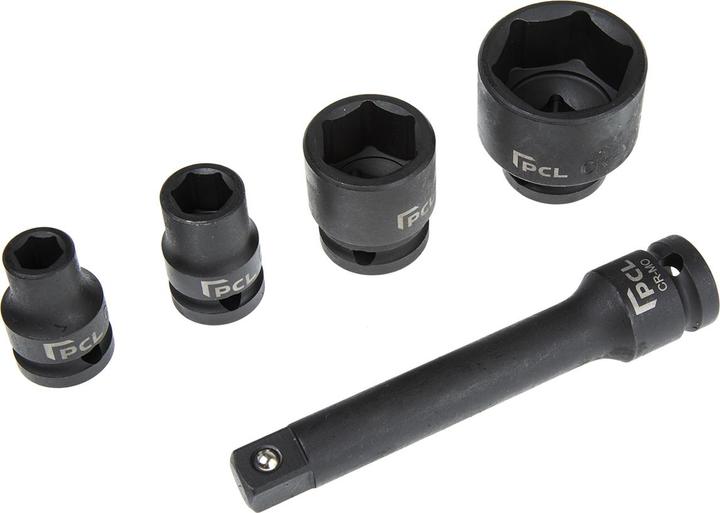 Actual product image RS PRO 1/2 Air Impact socket set - 18 piece (24 mm, 27 mm, 23 mm, 21 mm, 14 mm, 30 mm, 16 mm, 11 mm, 13 mm, 12 mm, 32 mm, 18 mm, 15 mm, 19 mm, 17 mm, 22 mm, 10 mm)