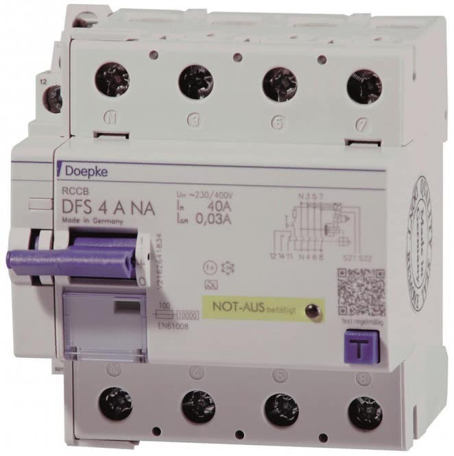 Doepke GmbH FI-Schalter DFS4 040-4/0,03-A NA