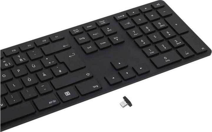 Produktbild Matias Wireless USB-C Keyboard PC german black (FK416PCDCBB-DE) (DE, Kabellos)
