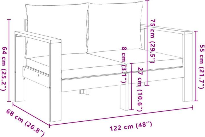 Actual product image vidaXL Leland