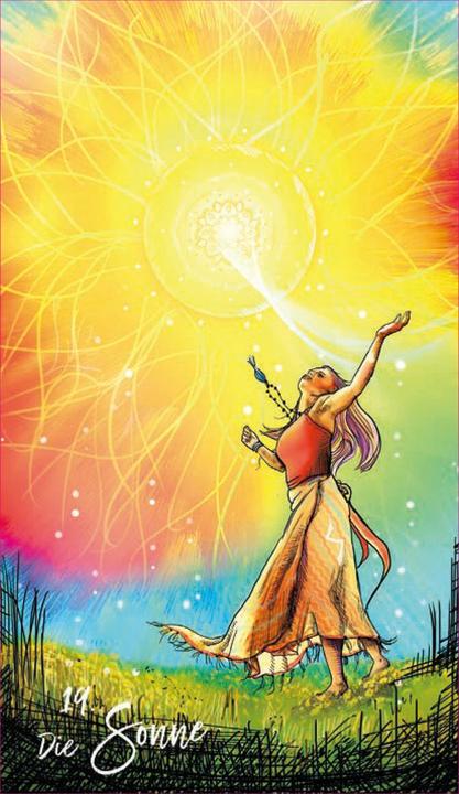 Actual product image Light and Shadow Tarot (German)