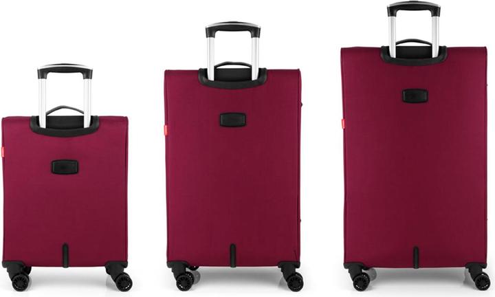 Actual product image Gabol Zambia 4-wheel suitcase set 3-piece with stretch fold (208 l)
