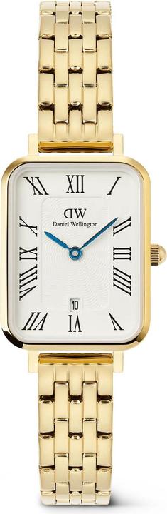 Produktbild Daniel Wellington - Quadro 20x26 Roman Numerals Date 5-link White Gold DW00100861