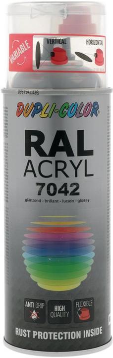 Dupli-Color Acryllack glänzend RAL 7042 verkehrsgrau A (Verkehrsgrau, 0.40 l)