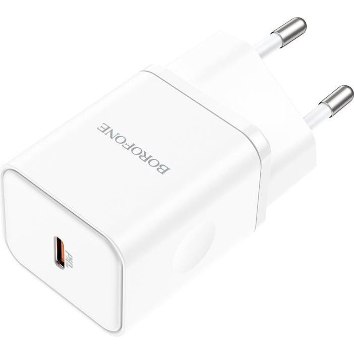 Thumbnail - Borofone BN6 Ladegerät (20 W), USB Ladegerät, Weiss