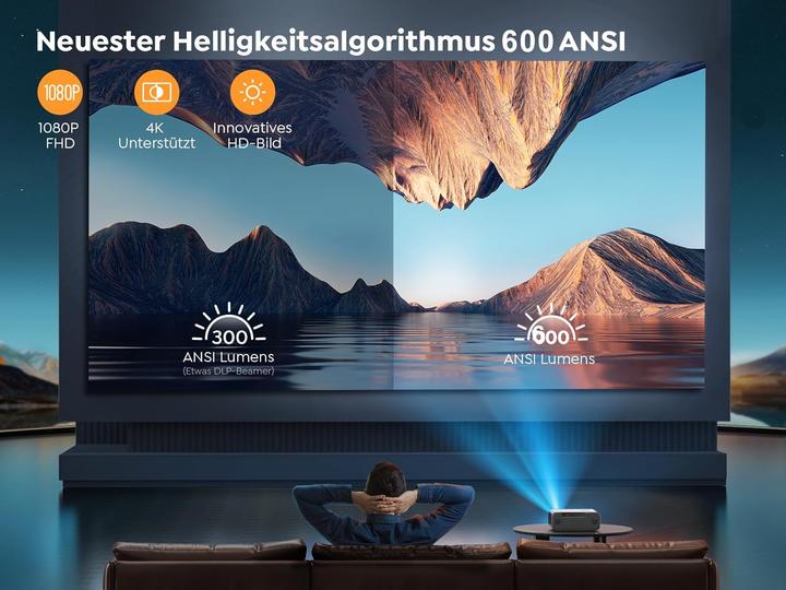 Image du produit Yaber Pro V9 Beamer (Full HD, 600 lm)