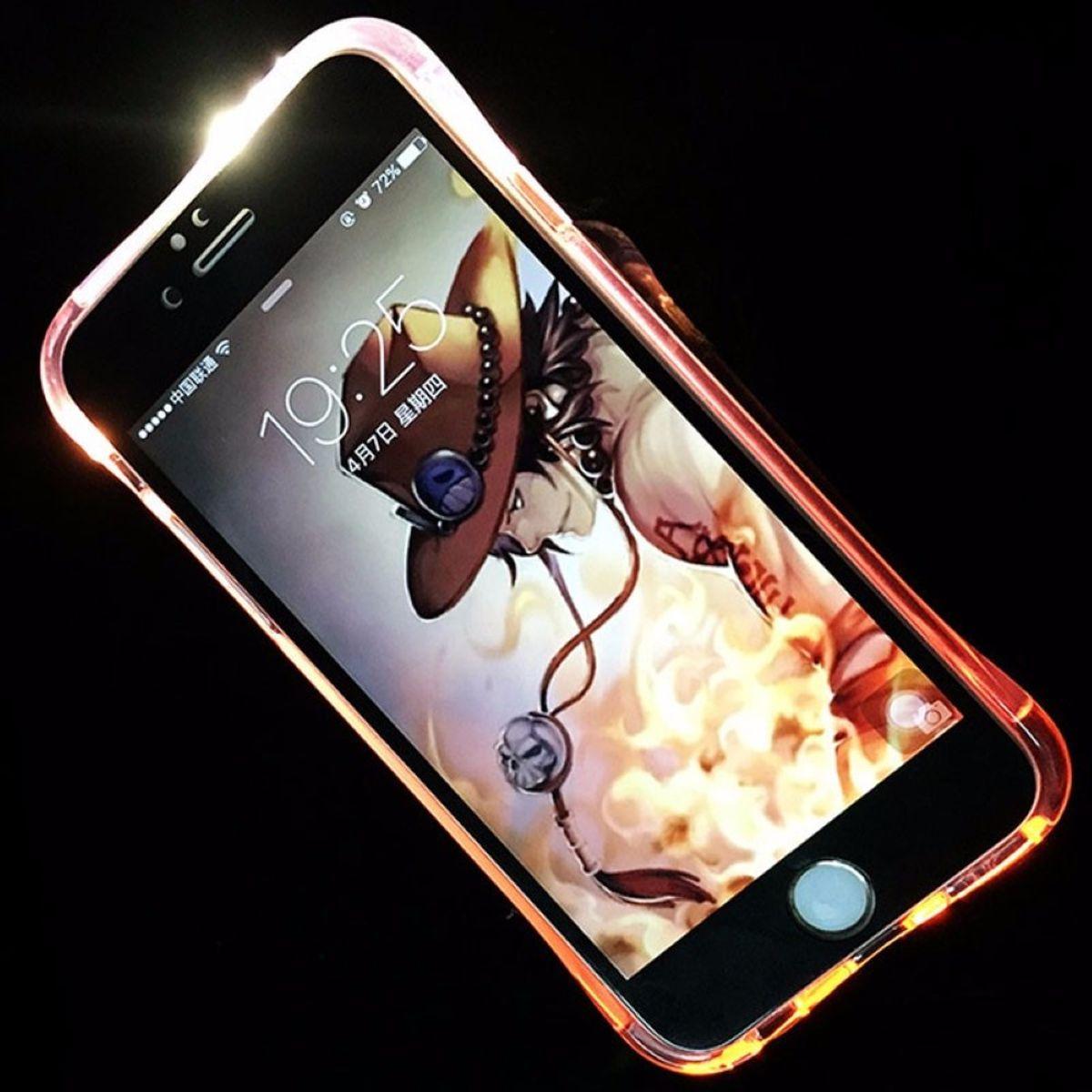 König Design Handy Hülle LED Licht bei Anruf für Handy Samsung Galaxy S8 Pink Case Cover Neu (Samsung Galaxy S8+), Smart...