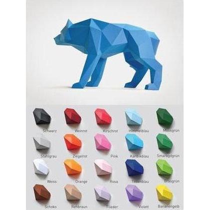 Liebesreh WOLF ROSA - Bastelset Wolf rosa (WOLF_ROSA)