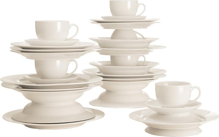 Immagine prodotto Maxwell & Williams Set di tavolini da caffè rotondi 30 pezzi. Bianco P208 (30 Pezzo/i)