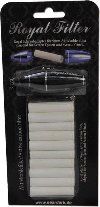 Produktbild Black Leaf Alupfeife + Royal Filter Adapter 160mm