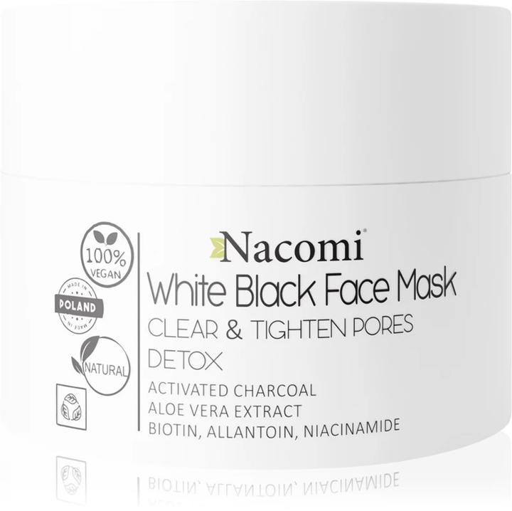 Immagine prodotto Nacomi Maschera detergente bianca e nera 50ml (50 ml)