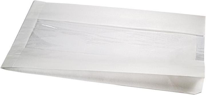 Produktbild miniSchoggi Brotbeutel Papier mit Falz und Sichtfenster 37 x 20 cm, 25 Stück