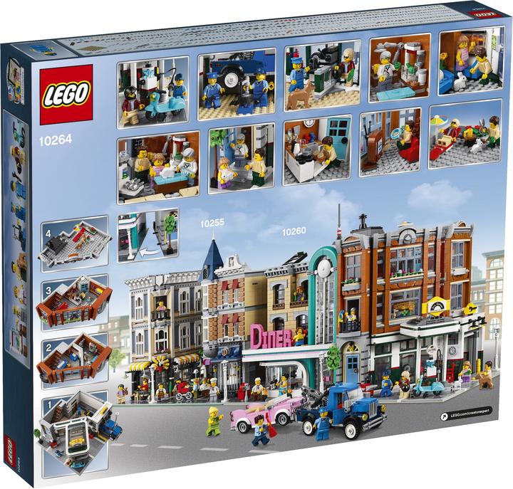 Produktbild LEGO Eckgarage (10264, LEGO Creator Expert)