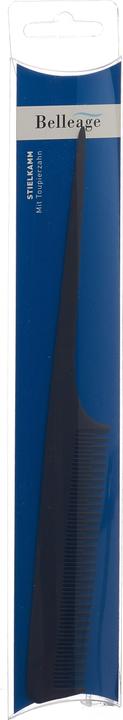 Actual product image Belleage Handle comb with toupee tooth carbon