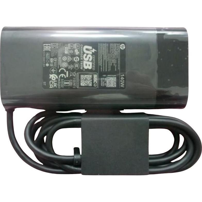 HP SKO-AC ADPTR 140W USBC NPFC 3P (140 W), Notebook Netzteil, Schwarz