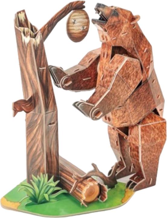 Actual product image Cubicfun Cubic Fun 3d Puzzel NG Brown Bear (88 pieces)