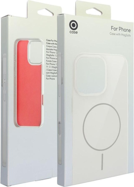 Produktbild OEM Back panel cover Glossy Mag Cover compatible with MagSafe for IPHONE 16 PRO white (Apple iPhone 16 Pro)