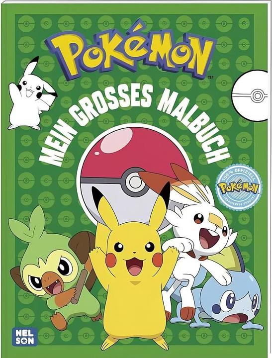 Immagine prodotto Pokémon: il mio grande libro da colorare