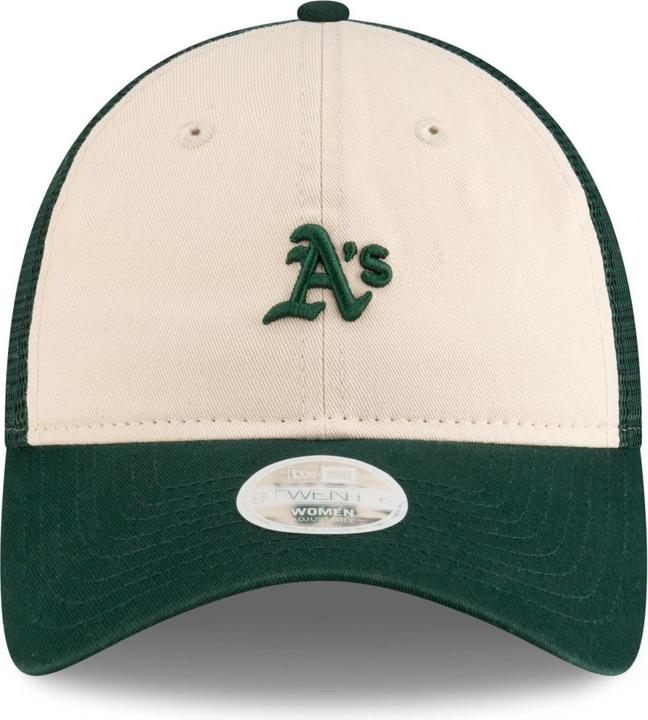 Actual product image New Era 9Twenty Mesh Damen Cap - Oakland Athletics Beige