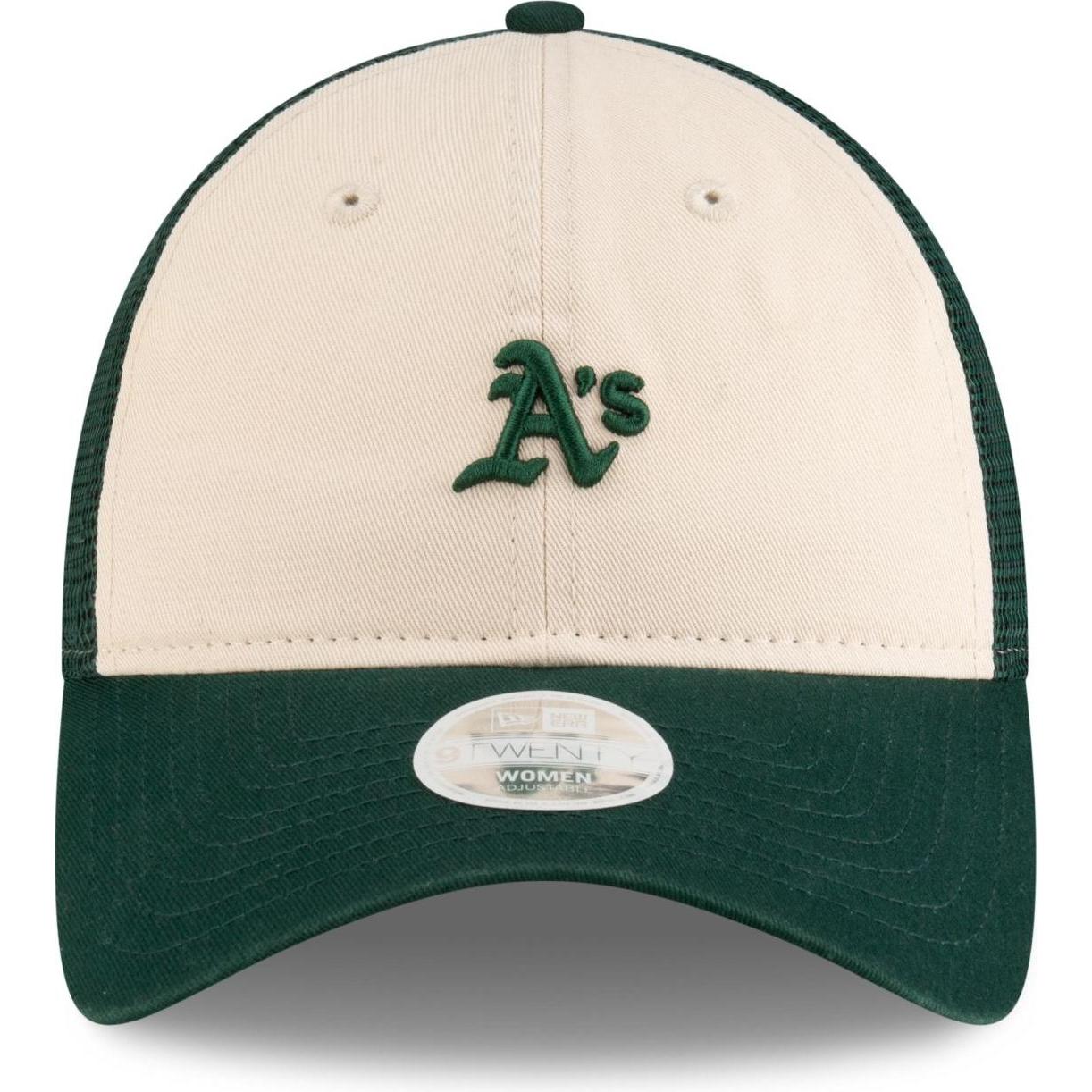 Thumbnail - New Era, Herren, Cap, 9Twenty Mesh Damen Cap - Oakland Athletics Beige, Beige