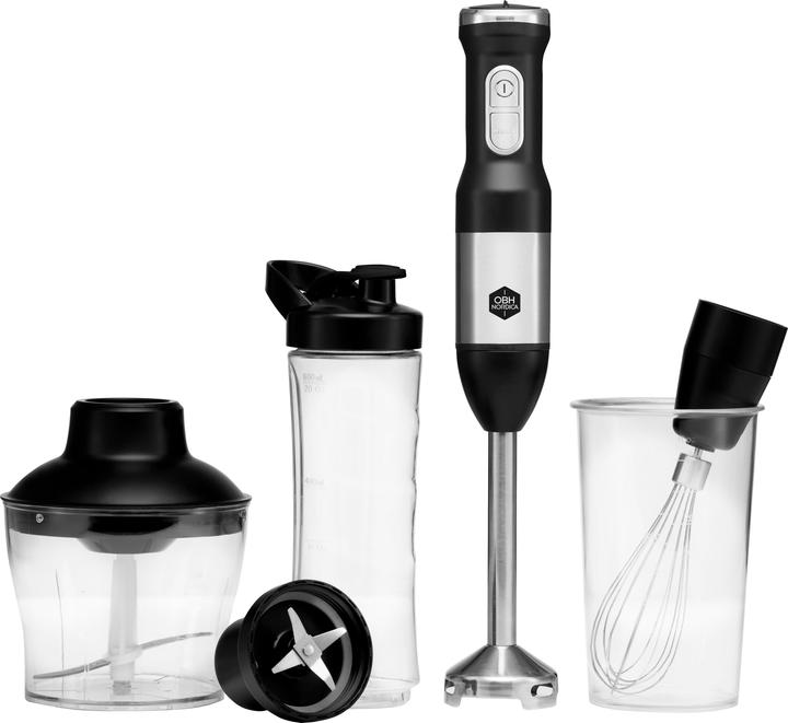 Actual product image OBH Nordica 7713 Blender 0.7 l Blender 850 W Black, Stainless Steel