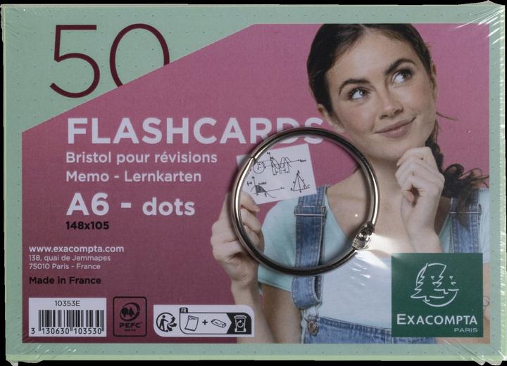 Produktbild Exacompta Karteikarten (148 x 105 mm, 205 g/m², 50 x)