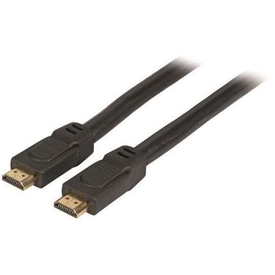 EFB Elektronik HighSpeed HDMI+ Kabel with Ethernet 4K60Hz A-A St-St, 10m, schwarz Unterstützt Ultra HD / 4K 60Hz Vi (10 ...