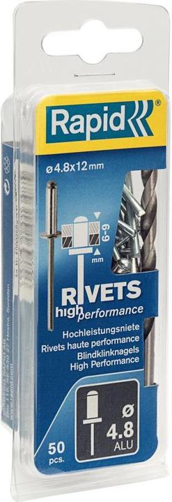 Produktbild Rapid Universal Blindniete Ø 4,8 x 12 mm