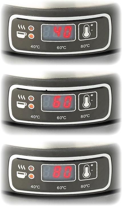 Produktbild Rosenstein & Söhne Edelstahl-Wasserkocher mit Temperatur-Wahl (1.80 l)
