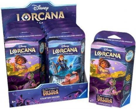 GED Lorcana Box Starter Decks: Il Ritorno di Ursula ITA (Booster Pack)