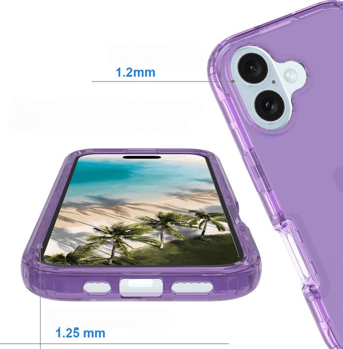 Image du produit Cover-Discount iPhone 16 - Stossfeste Hybrid Handyhülle (Apple iPhone 16)