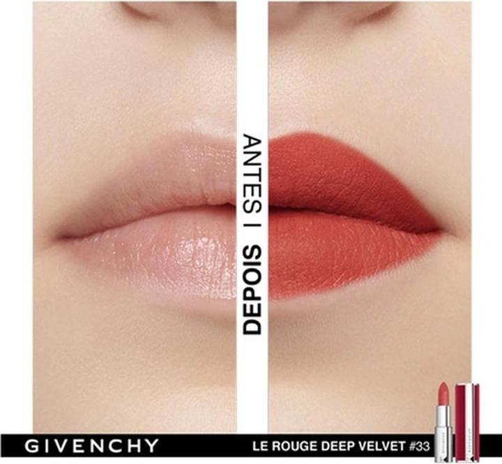 Actual product image Givenchy Le Rouge Deep Velvet (Orange Sable)