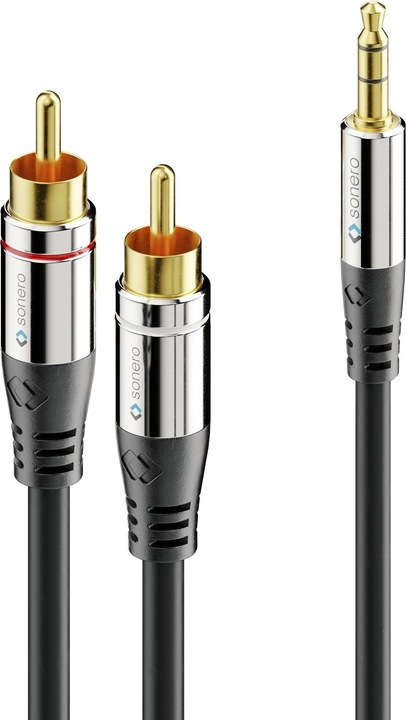 Produktbild Sonero Audio-Kabel 3.5 mm Klinke - Cinch 15 m (15 m, Cinch)