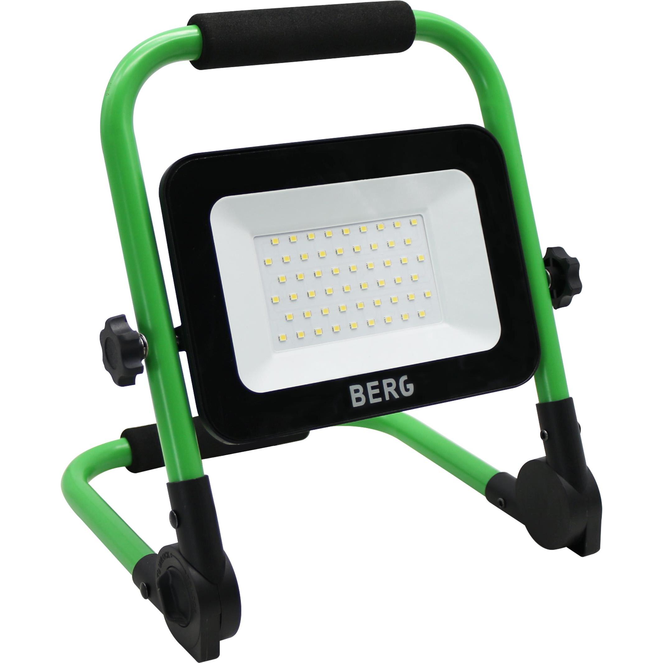 Berg, Illuminazione da lavoro, LED-STRAHLER BCL FOLD LED 50 (230V-EU) - IP65 inkl. Fussgestell