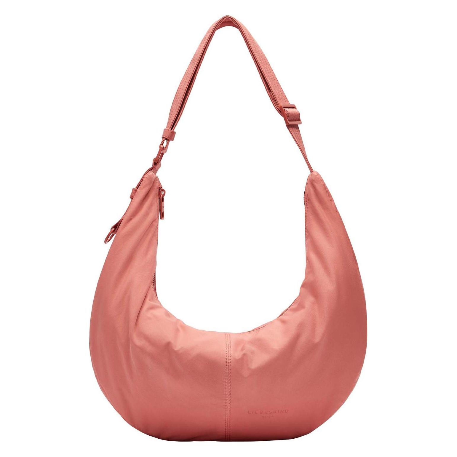 Liebeskind Berlin, Damen, Handtasche, Hobo Mittelgrosse Hobo-Bag Aus Nylon, Orange