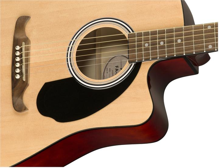 Produktbild Fender FA-125CE Dreadnought WN Natural elektrisch-akoestische westerngitaar met FE-A2 Preamp (Schutzblech vorne)