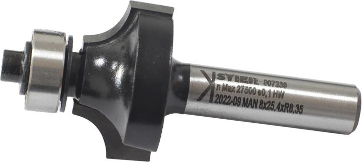 Produktbild Stier Abrundfräser D25,4 x R6,35 x S8 mm HM (HW)