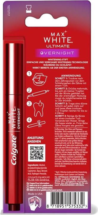 Actual product image Colgate Overnight (2.50 ml, Pen/Pen)