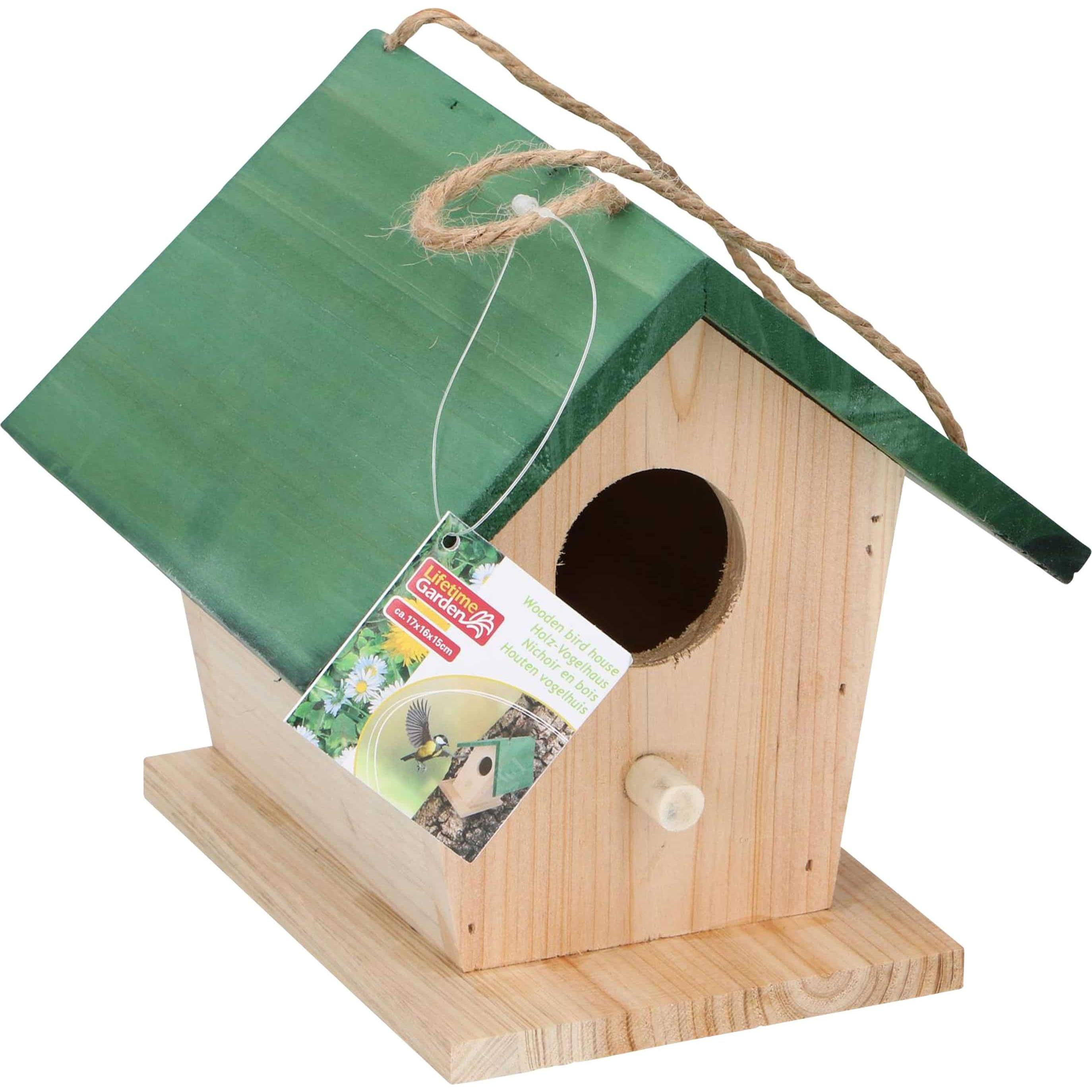 Lifetime Casetta per uccelli 17x16x15cm, Casetta per uccelli