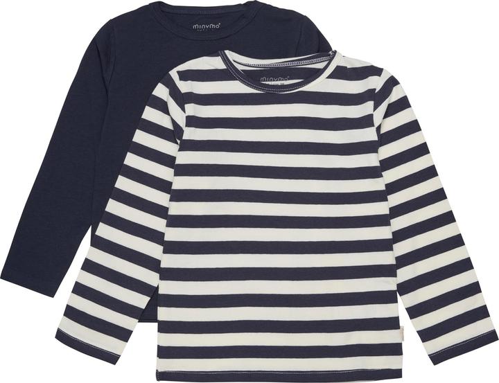 Immagine prodotto Minymo Maglietta Basic 34 L/S da bambino (confezione da 2) (146)