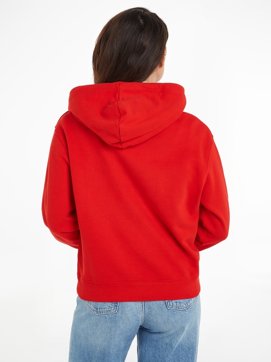 Image du produit Tommy Hilfiger Sweat à capuche avec drapeau Reg pour femme sur la poitrine (M)