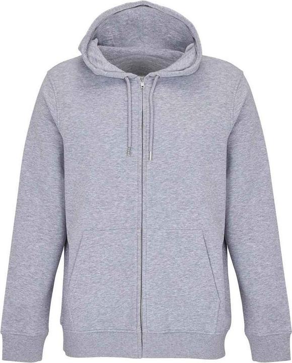 Actual product image Sols Unisex Adult Calipso Marl Full Zip Hoodie (L)
