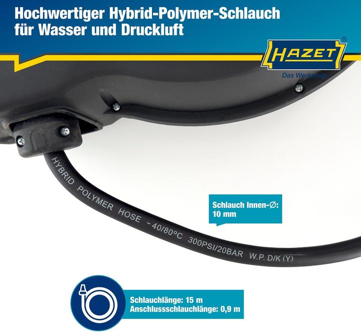Produktbild HAZET Schlauchaufroller 9040N-10