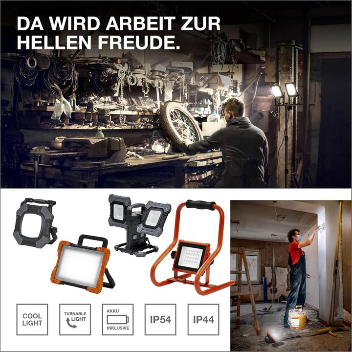 Actual product image Ledvance OSRAM LED Aussen-Strahler WORKLIGHT VALUE FLEX 2x30W 865 Kaltweiss 4099854430572 (6600 lm)