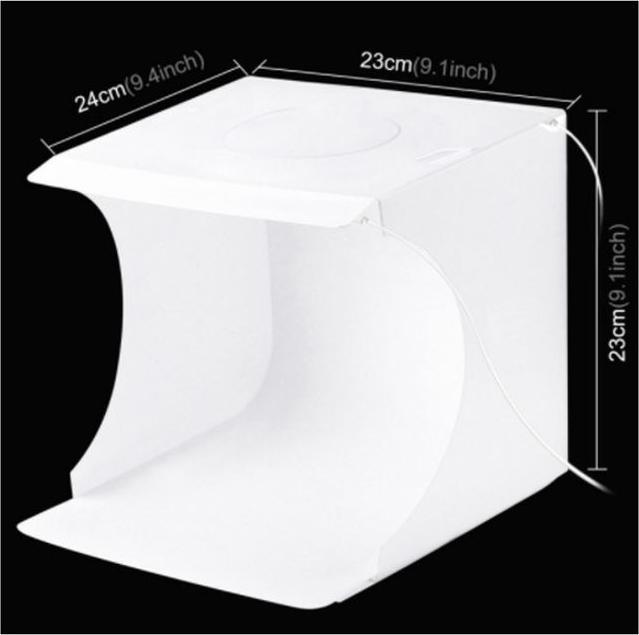 Immagine prodotto Puluz Photo Studio Box 20cm con illuminazione LED integrata (Ulteriori accessori)