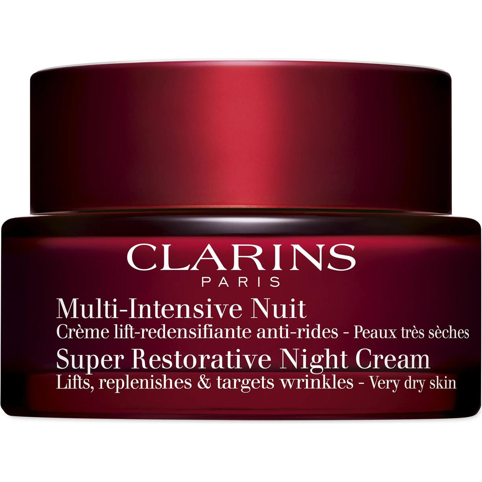 Clarins Crema Viso, Multi-Intensivo (50 Ml, Notte)